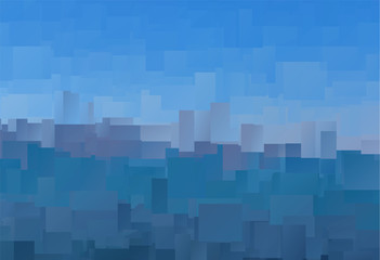 Abstraction. Low poly. Background. Squares and triangles.