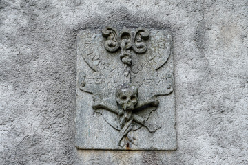 Detalle sobre el cementerio de Santiago de Compostela