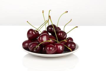 Delicious healthy cherries.