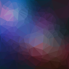 Abstract purple and blue fantasy polygonal crystal texture background. Geometric pattern for graphic design. Can be used as gradient or fashion wallpaper. 