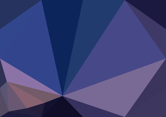 Abstract blue and purple polygonal texture background. Geometric pattern for graphic design. Can be used as gradient or wallpaper. 