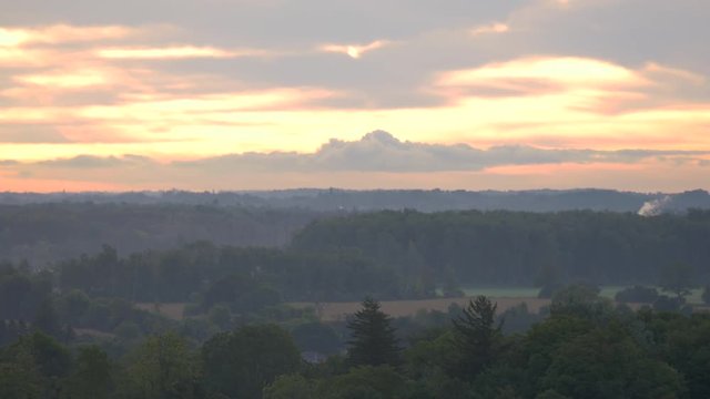 Morning scenery in Canada