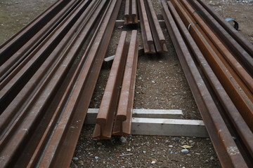Obraz premium Bahnschienen