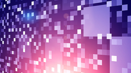 Shining Squares Background Placed Askew