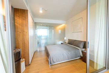Modern bedroom interior