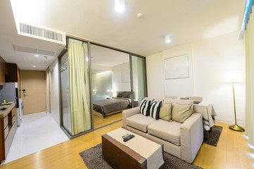 Modern dinning room interior