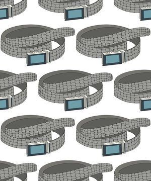 seamless pattern with gray belts