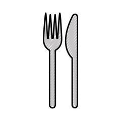 fork and knife icon vector illustration design