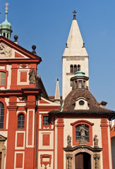 Fototapeta na wymiar Basilica of St. George. Prague, Czech Republic