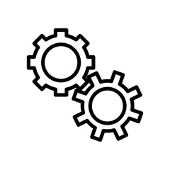 gears machine isolated icon vector illustration design