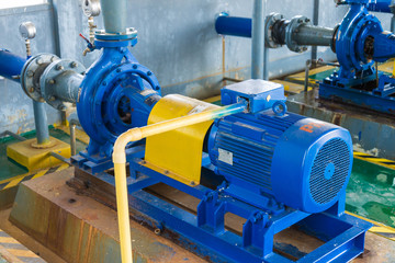 Pump motor in Water Treatment Plant