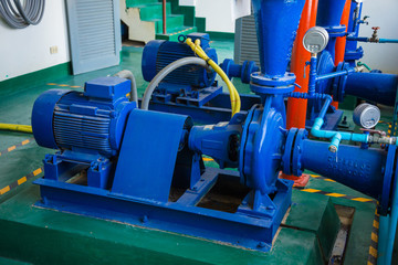 Pump motor in Water Treatment Plant