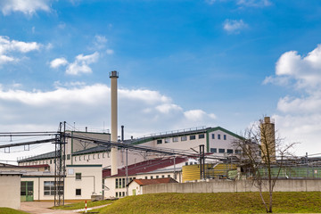 Fototapeta na wymiar Industrieanlage, Stärkefabrik 