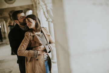Fototapeta premium Portrait of romantic loving couple