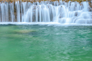 Close up waterfall