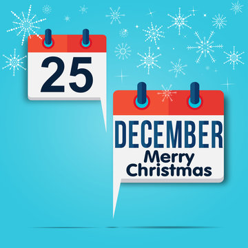 calendar : 25 december (merry christmas)