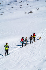 Fototapeta na wymiar Trekking in Valle Maira