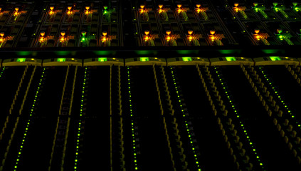 Computers and servers in datacenter. Data storage and cloud services Equipment in the rack in datacenter