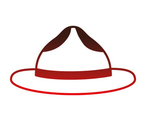 hat for men accessory vector illustration design