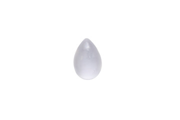 isolated polished mother of pearl mineral stone
