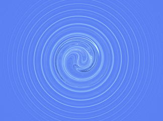 Blue shaped fractal background, digital artwork for creative graphic design. Colorful glowing abstract pattern, modern future