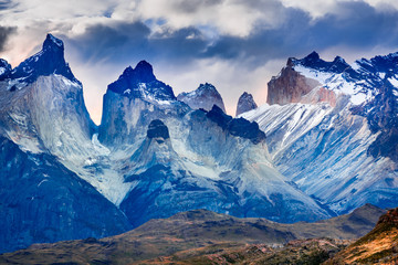 Torres del Paine in Patagonië, Chili - Hoorns van Paine