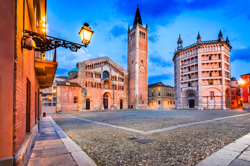 Duomo di Parma, Parma, Italy - obrazy, fototapety, plakaty