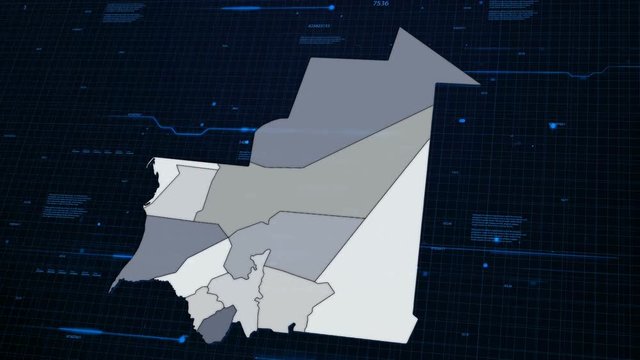 Mauritania Network Map