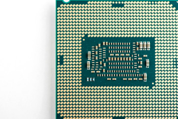 processor on a white background