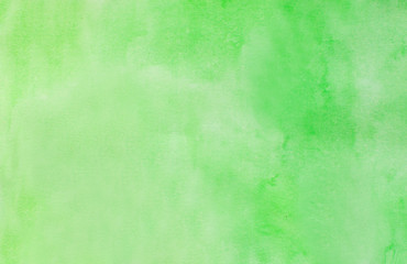 green watercolor gradient color background. hand draw illustration . colored like greenery, teal