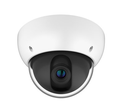 Dome CCTV Security Camera Isolated