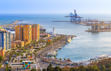 Obraz premium PANORÁMICA DE MALAGA 
