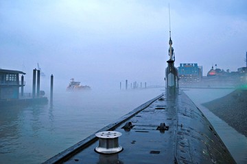 Obraz premium Łódź podwodna, Hamburg