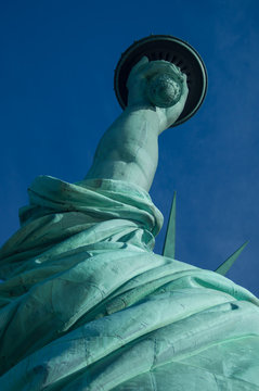 Close up statue of Liberty