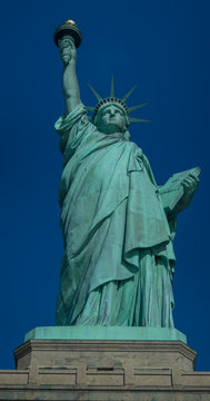 Close up statue of Liberty