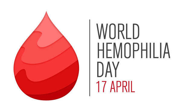 world hemophilia day vector background, blood donor day concept