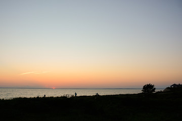 Obraz premium Sunset over the sea