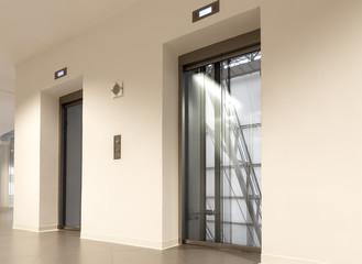 Glass elevator, high building ,office and shopping mall and hotel, transportation