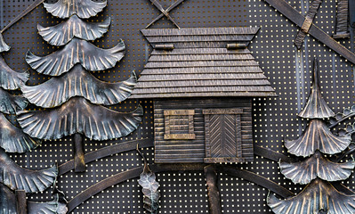 forged products on metal gates