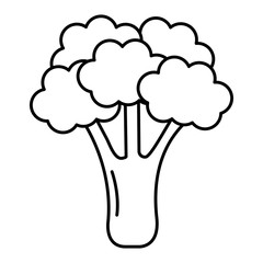 broccoli vegetable healthy food vector illustration design