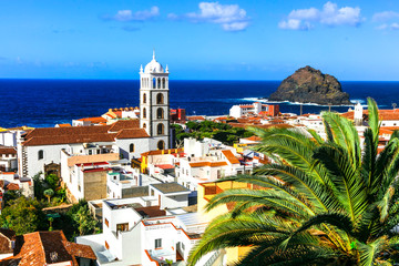 Landmarks of Tenerife- old colonial town Garacico. Canary islands