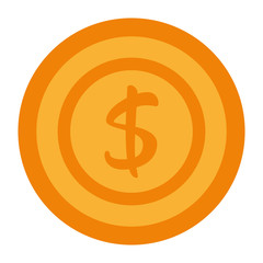 coin money isolated icon vector illustration design
