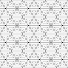 Vector seamless pattern. Seamless geometric background with triangles.
