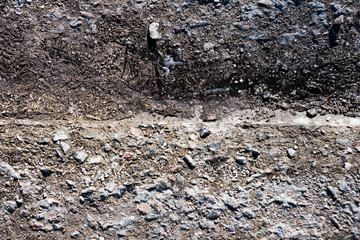 Dirty ground texture with stones