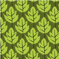 Fototapeta premium pattern leaves green
