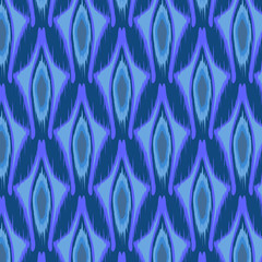 Pattern blue tie fabric