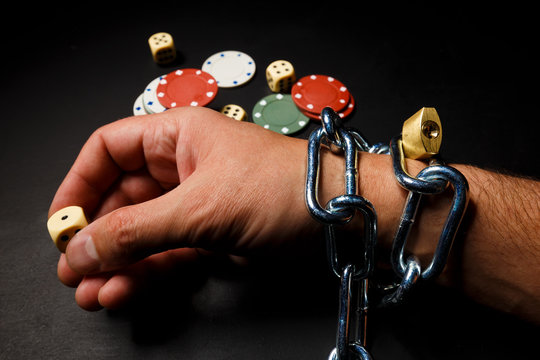 The hand is chained
