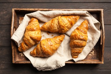 Fresh butter croissants