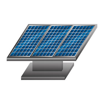 panel solar energy sustainable vector illustration design