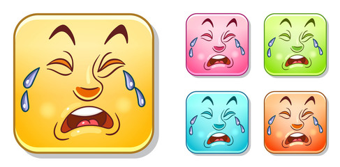 Crying Emoticons Collection